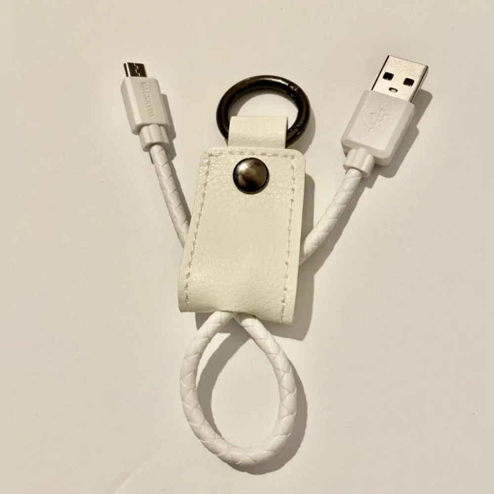 🔌Keyring Micro USB Cable Cord